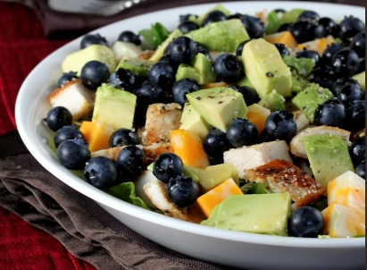 Chicken, Avocado, and Blueberry Salad