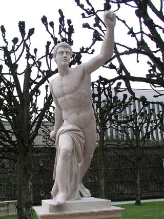 male muscular statue